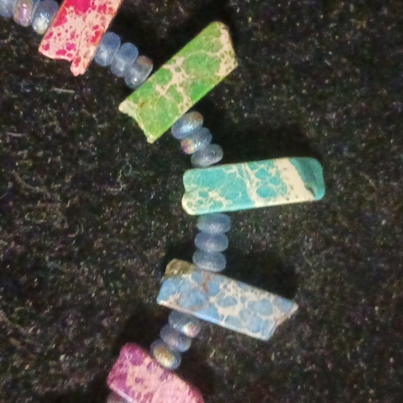 Colorful Gemstone Necklace - Picture 2 of 5